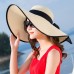  Beach Hat Sun Visor Summer Sun Straw Beach Cap Holiday Bowknot Wide Hat  eb-94586669